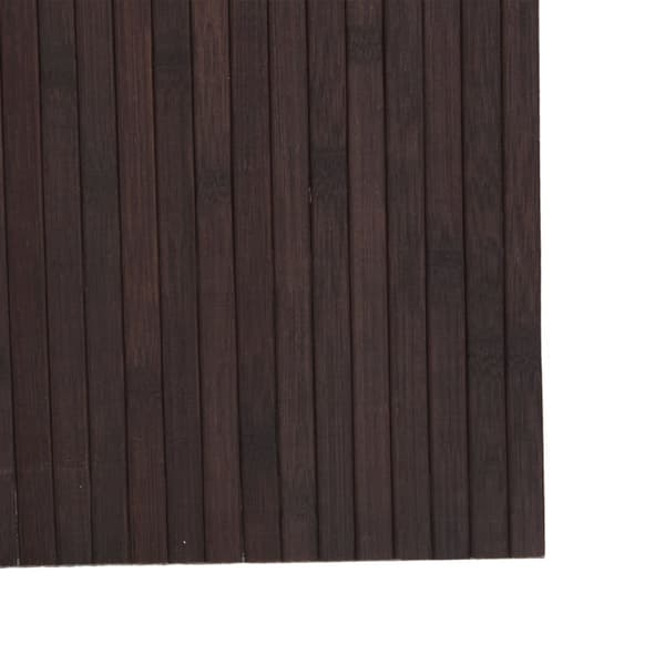 Rumsavdelare mörkbrun bredd 800 cm höjd 165 cm bambu