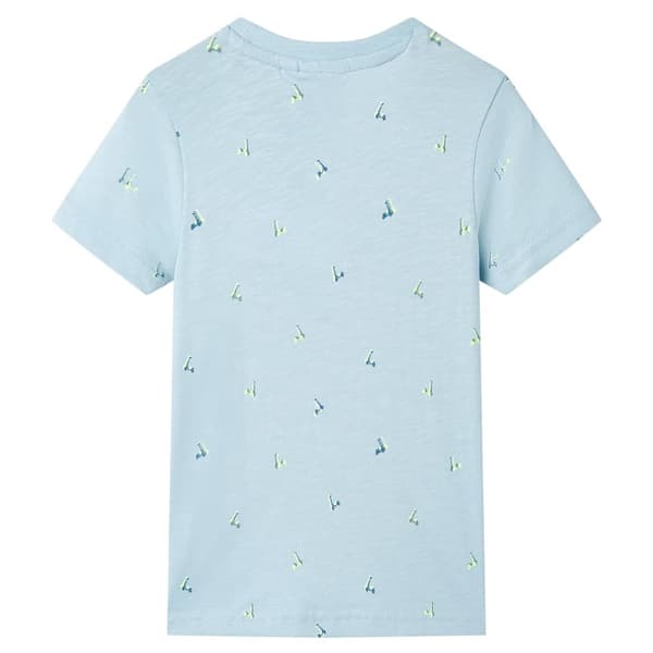 T-shirt för barn ljusblå 140