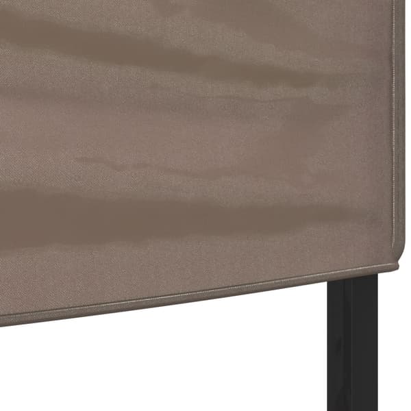 Hopfällbart partytält taupe 3x6 m