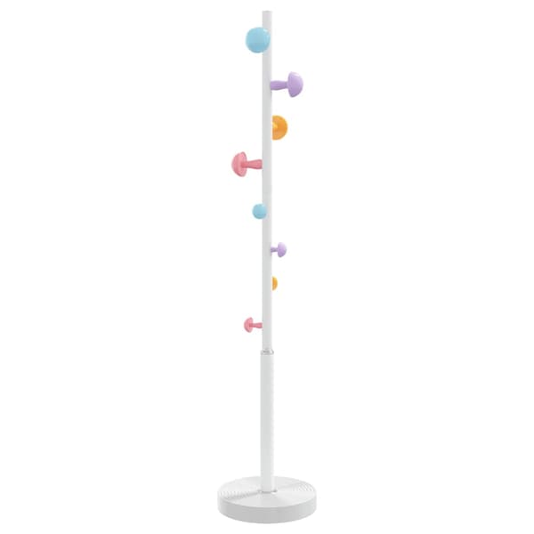 Klädställning vit 172 cm pulverlackerat järn