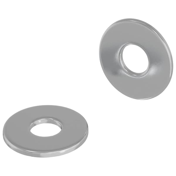 Skivor 2 pcs Silver 12 x 12 x 1,2 cm Järn
