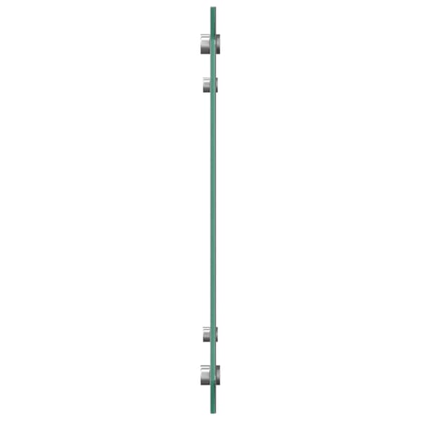 Köksskydd 2 pcs Ljusgrå 80 x 40 cm härdat glas