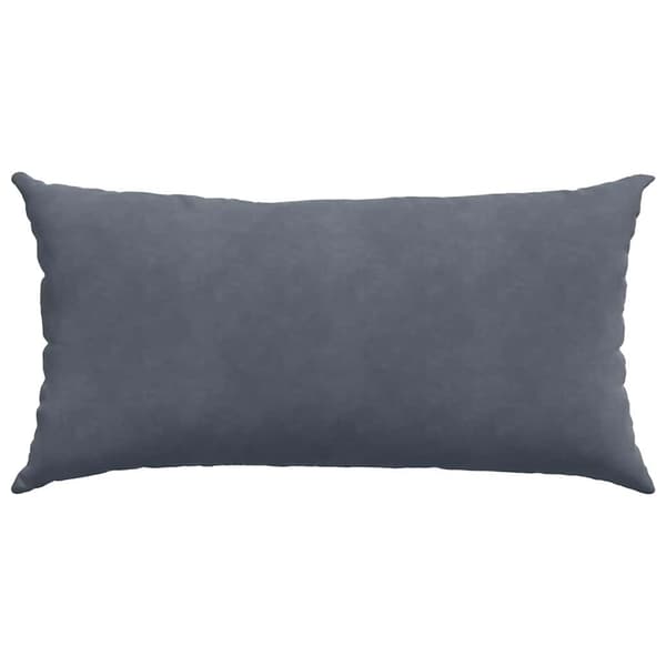 Sofakuddar 2 pcs Mörkgrå 80 x 40 cm Kordread tyg