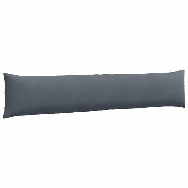 Sofakuddar 2 pcs Mörkgrå 200 x 40 cm Kordread tyg