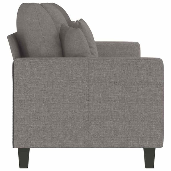 3-sitssoffa taupe 180 cm tyg