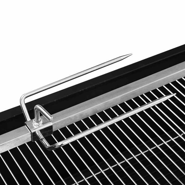 Elektriskt grillspett rotfritt stål