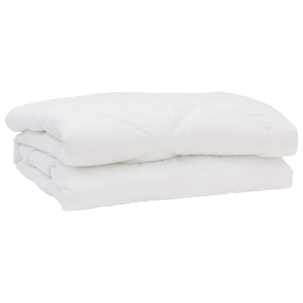 Duntäcke med kudde 3 pcs Vit Mikrofiber