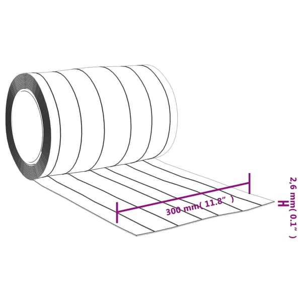Köldridå transparent 300x2,6 mm 10 m PVC