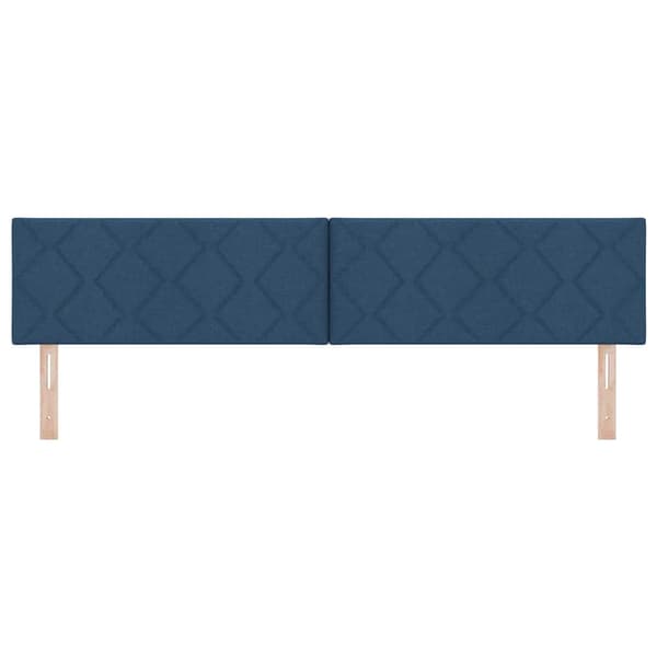 Huvudgavel Blå 200 cm tyg