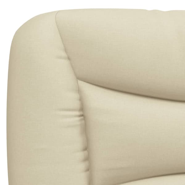 Headboard Cushion "Hvar" Cream 100 cm Fabric