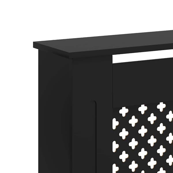 Elementskydd svart 172x19x81,5 cm MDF