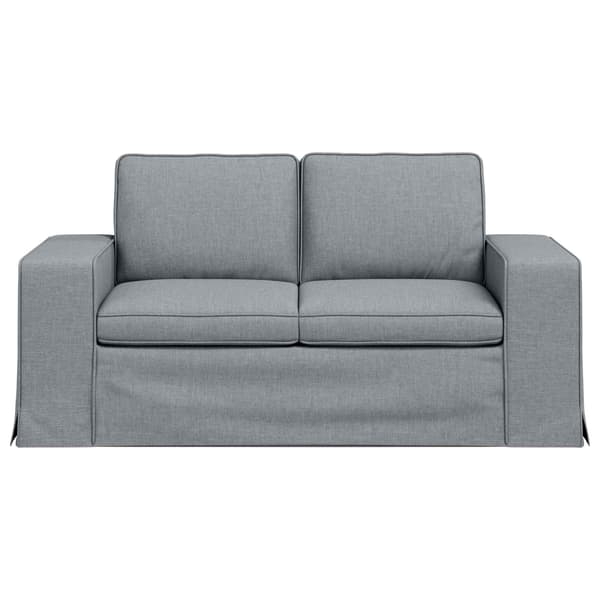 Soffa Ljusgrå 162 x 80 x 82 cm tyg