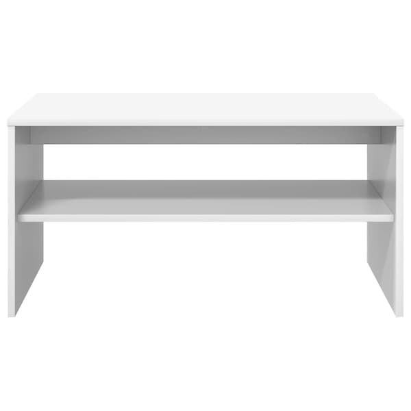 Kaffeebord Vit 80 x 50 x 40 cm Konstruerat trä
