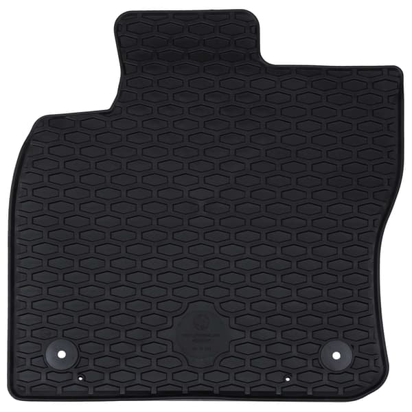 Bilmatta 4 pcs Svart Passar för VW CADDY 2020- Gummi