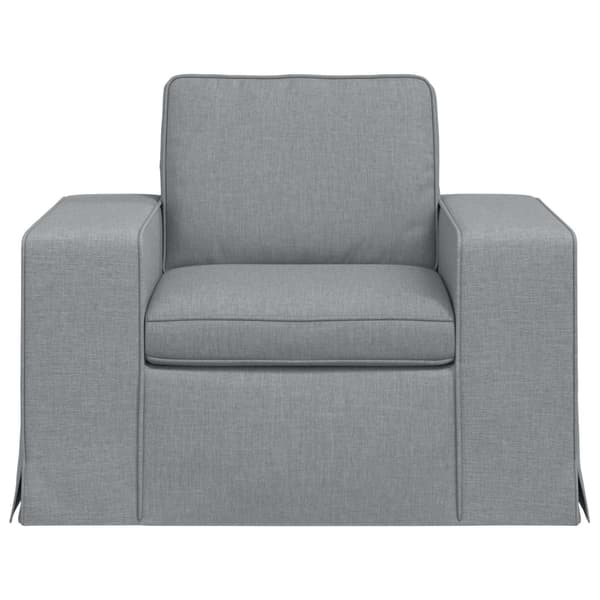 Soffa Ljusgrå 103 x 80 x 82 cm tyg