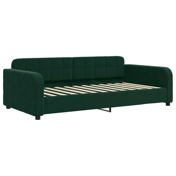 Dagbädd mörkgrön 100x200 cm sammet