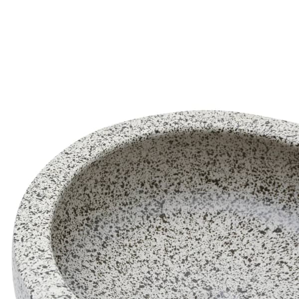 Handfat grå rund Φ41x14 cm keramik