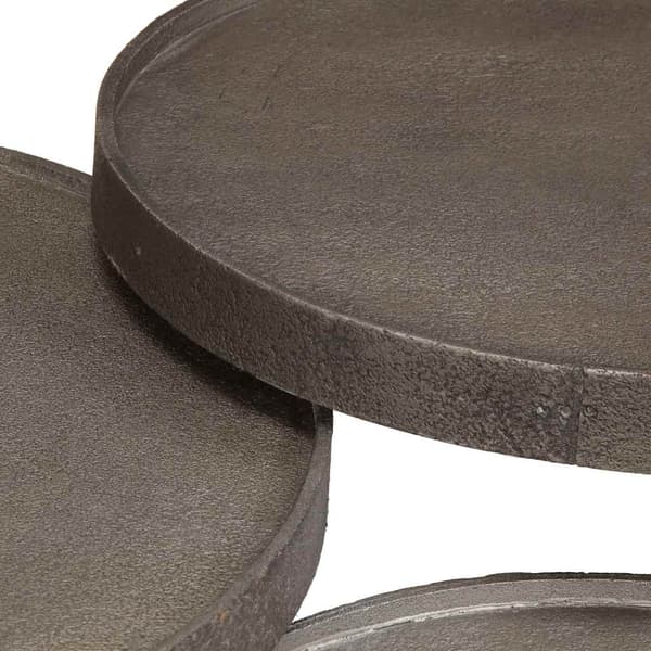 Soffbord 3 delar silver, konstruerat trä