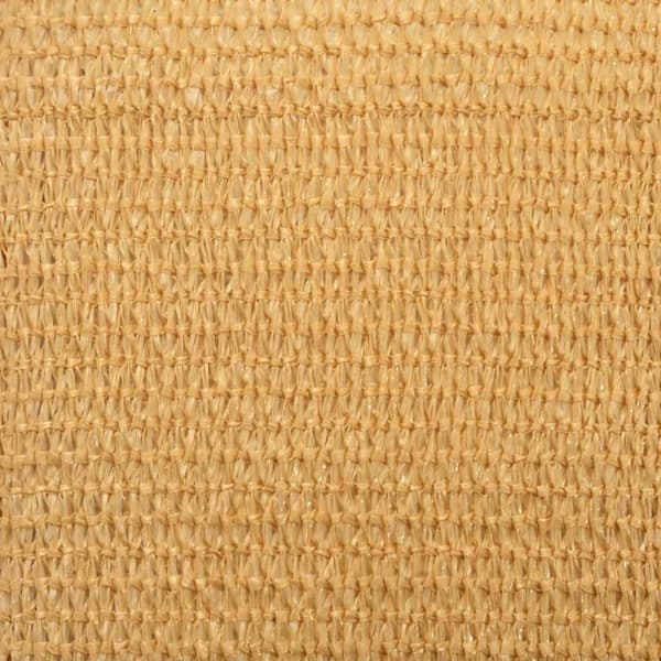 Solsegel 160 g/m² triangulär sand 3,6x3,6x3,6 m HDPE