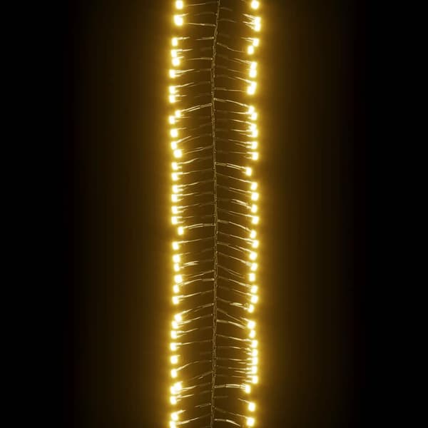 Ljusslinga cluster med 400 LED varmvit PVC
