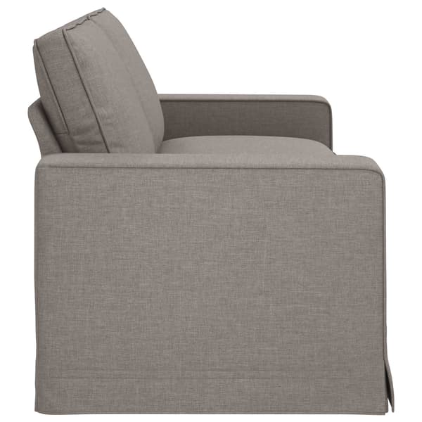 Soffa Taupe 222 x 80 x 82 cm tyg