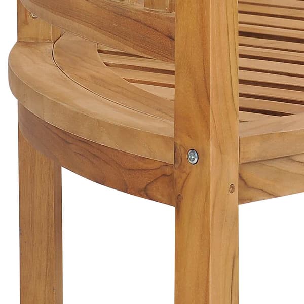 Bananbänk 180 cm massiv teak