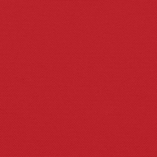 Infällbar sidomarkis röd 140x600 cm