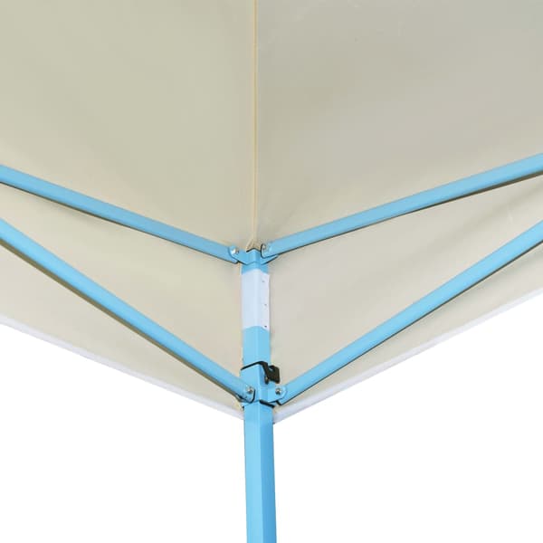 Pop-Up hopfällbart partytält gräddvit 3x9 m