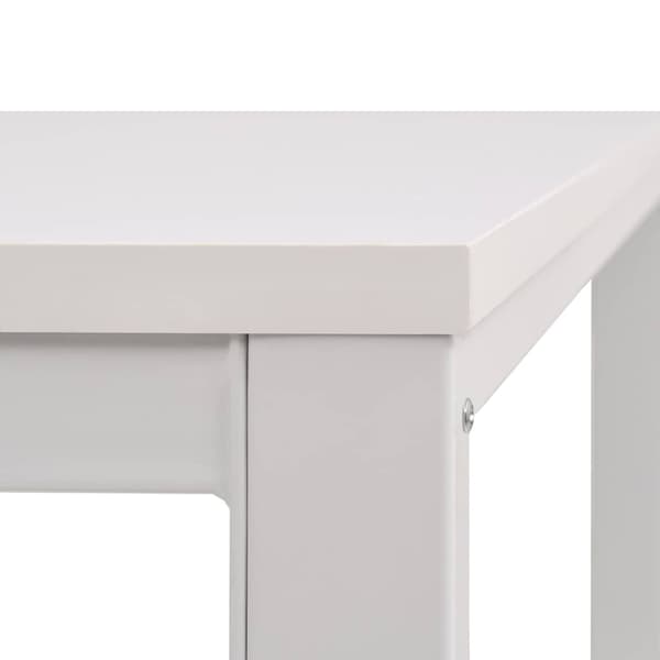 Skrivbord 120x60x75 cm vit