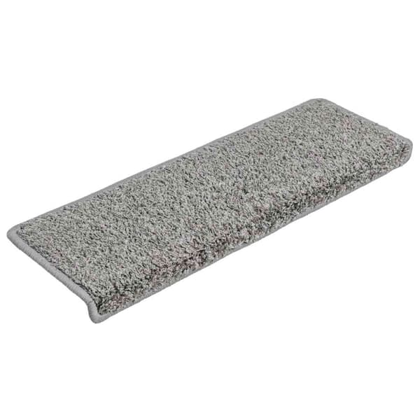 Trappmattor 20 st 65x21x4 cm grå rektangulär kant