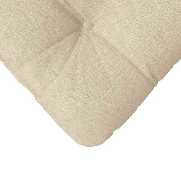 Sittkuddar 4 pcs Kräm 40 x 40 x 12 cm tyg