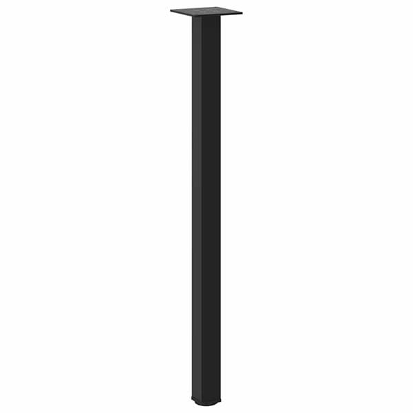 Konsolbordsben 4 st svarta 72-74 cm stål