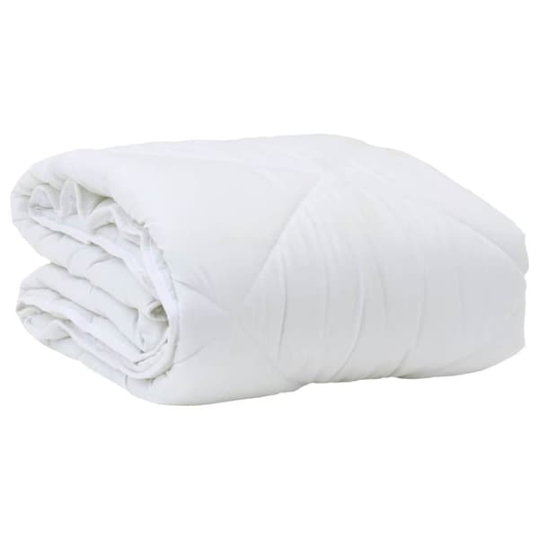 Duntäcke Vit 220 x 135 x 4 cm Polyester