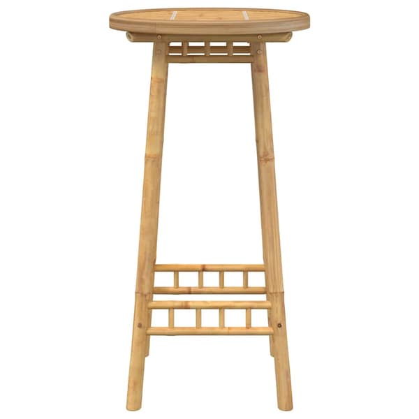 Barbord för utomhusbruk runt Ø55x100 cm bambu