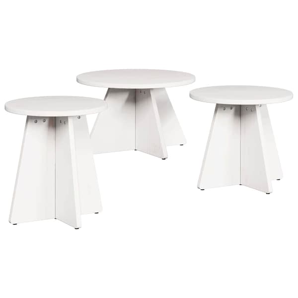 Kaffeebord 3 pcs Vit