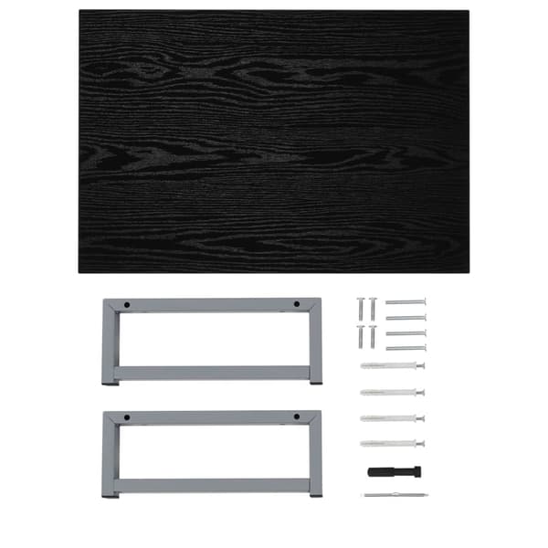 Badrumsmöbler svart 60x40x16,3 cm
