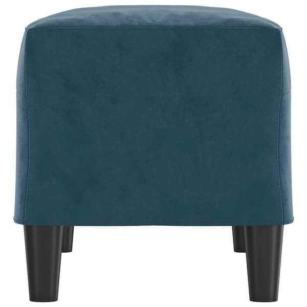Bänk blå 70x35x41 cm sammet