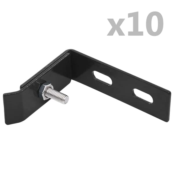 Hörnkoppling 10 set antracit