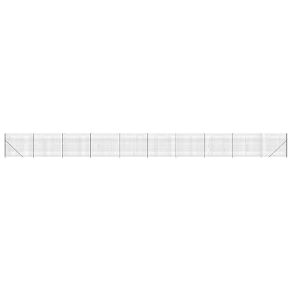 Stängsel med stolpsko antracit 2,2x25 m