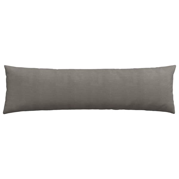 Sofakuddar 2 pcs Ljusgrå 145 x 40 cm Kordread tyg