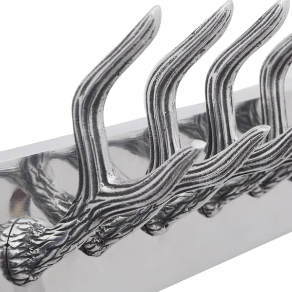 Klädkrokar av aluminium Hatt/slips Silver