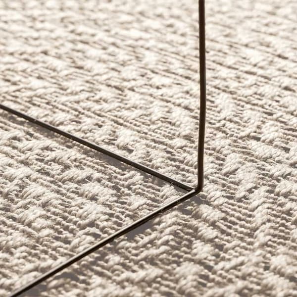 Matta ZIZUR Gräddvit 200 x 140 cm Polypropylen