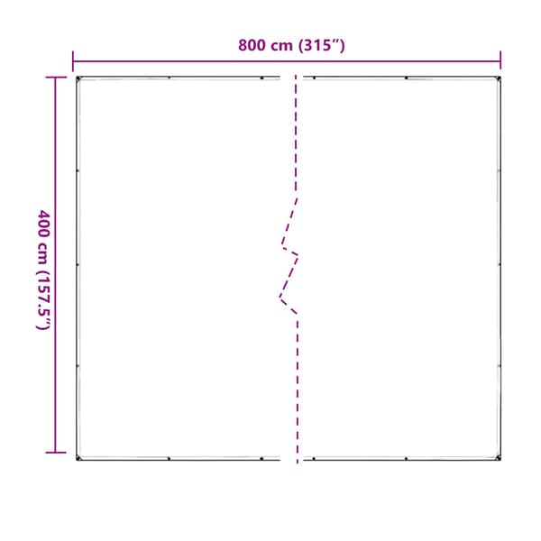 Växtskydd Transparent 4 x 8 m PVC