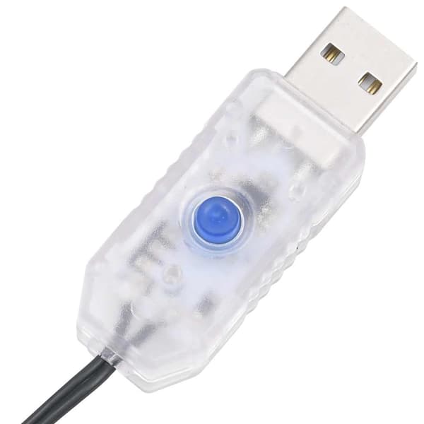 LED julgran 339 LEDs kallvit 180 cm
