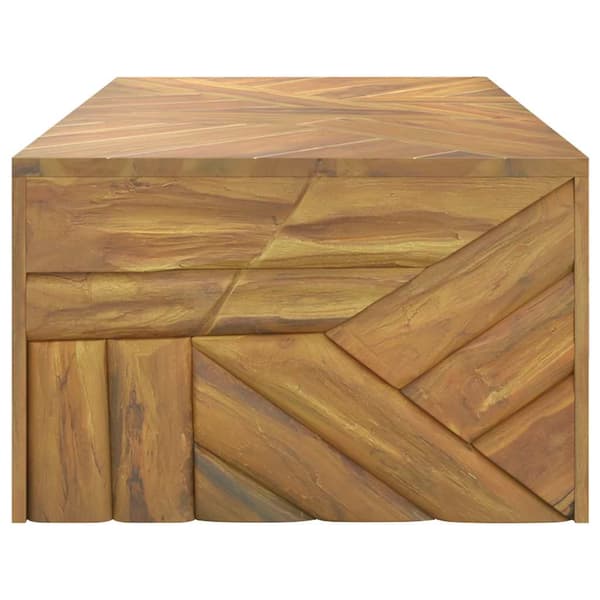 Soffbord 110x60x38 cm massiv teak