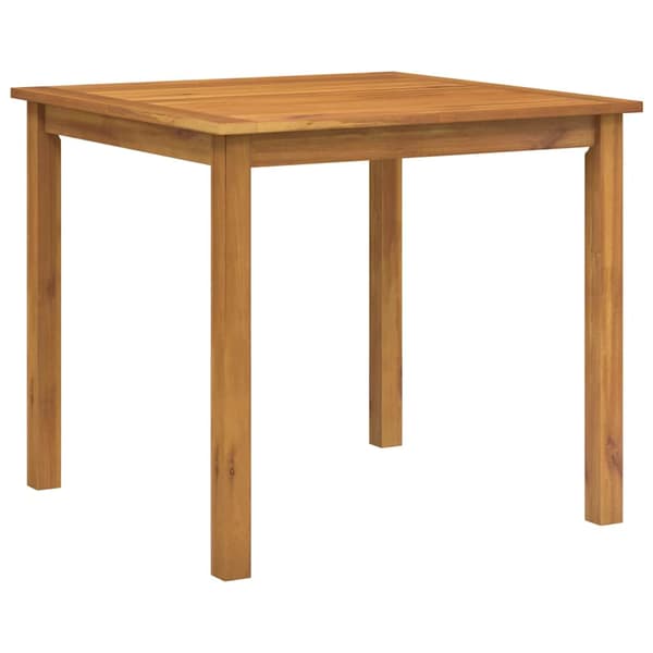 Trädgårdsmöbelset 5 pcs Grå Massivt Akaciaträ