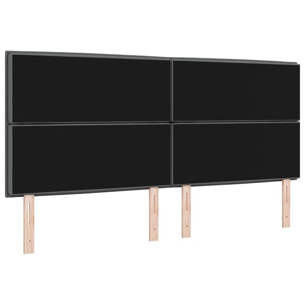 Huvudgavel Mörkgrå 200 cm tyg