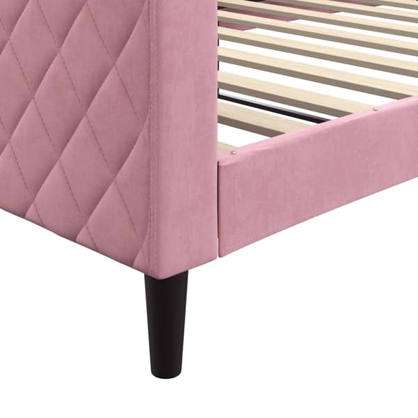 Dagbädd rosa 100x200 cm sammet
