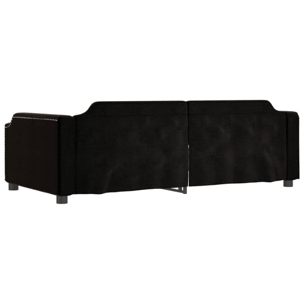 Dagbädd svart 80x200 cm tyg