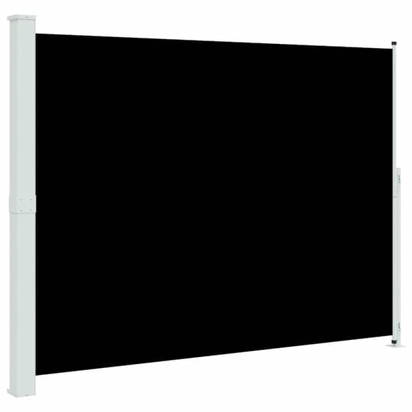 Infällbar sidomarkis 220x300 cm svart
